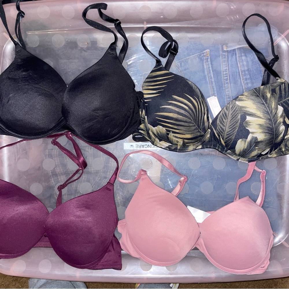 4 PINK Victoria Secret Bras